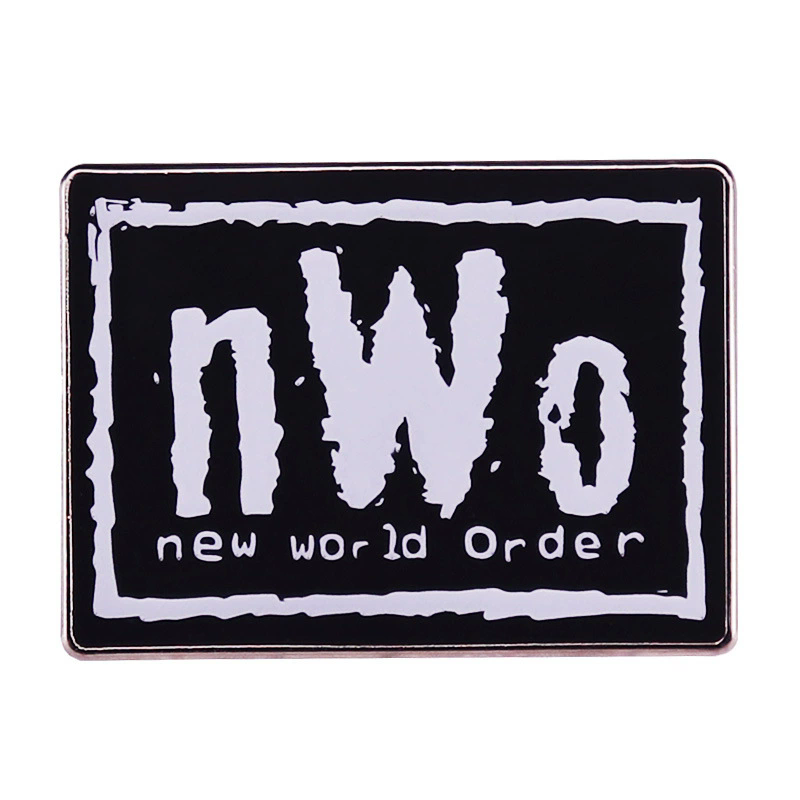 Tuxedo Lapel Pin - Nwo New Wor Ld Order Emaille-Anstecknadel