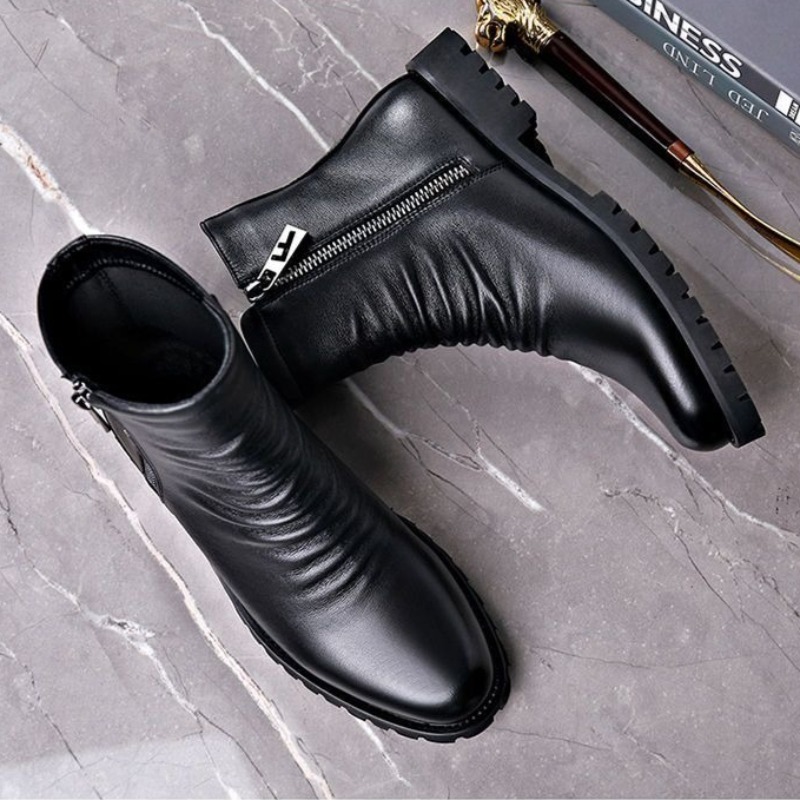 Hochwertige Herren-High-Top-St – Men Formal Wear With Boots Bewertung und Preis
