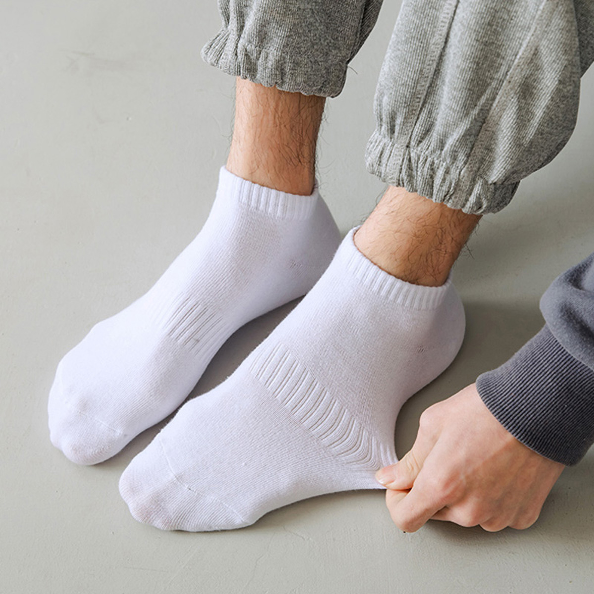 1/5 Paar Unisex-Socken in Weiß – Sock Garter Men Bewertung und Preis