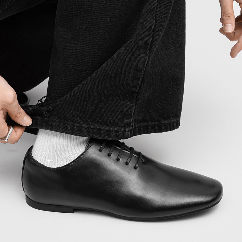 Herren-Schnürschuhe im Oxford- – Formal Men Daily Wear Footwear Bewertung und Preis